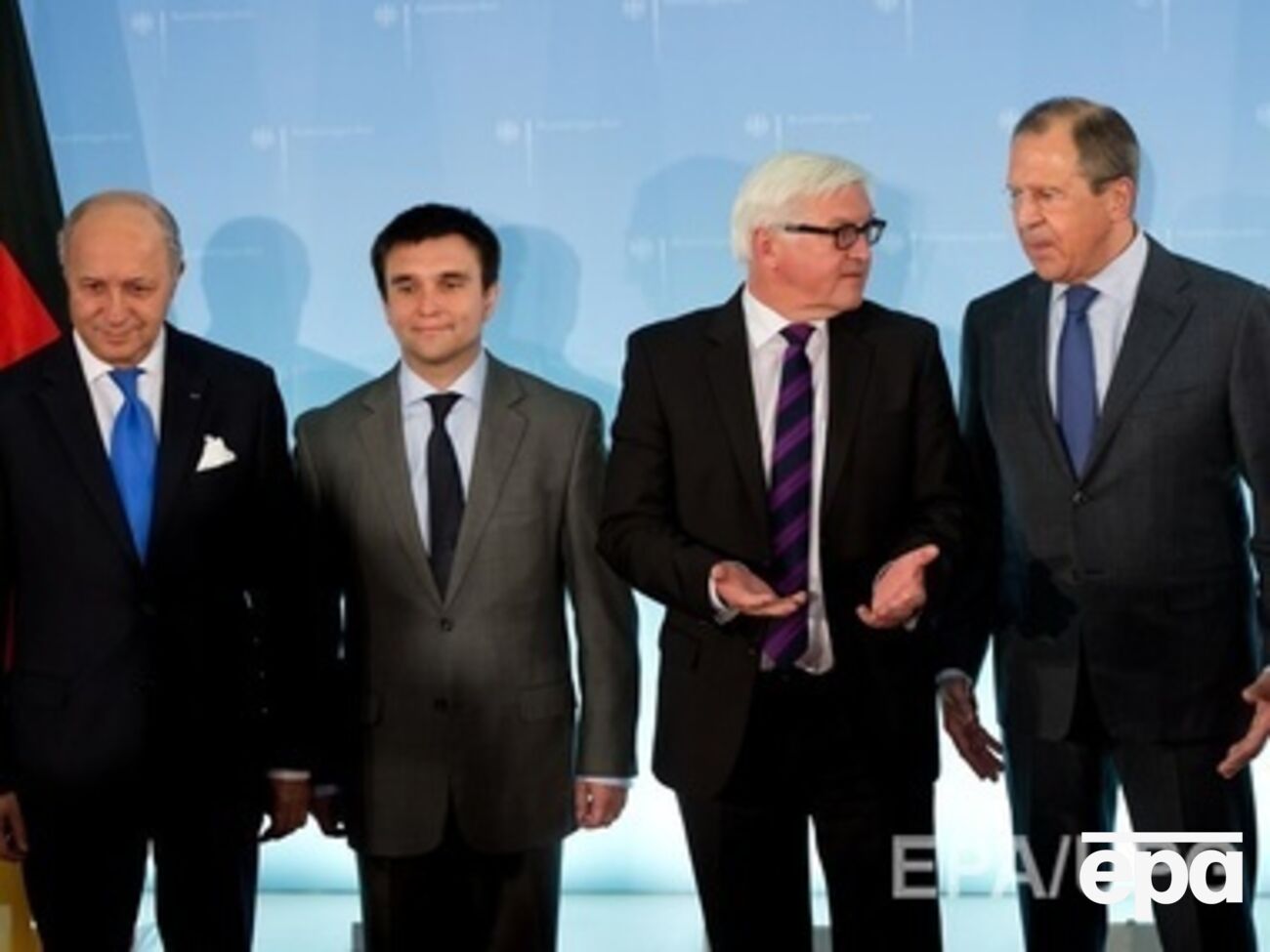 Предыдущая встреча Лорана Фабиуса, Павла Климкина, Франка-Вальтера Штайнмайера и Сергея Лаврова состоялась в Берлине 2 июля