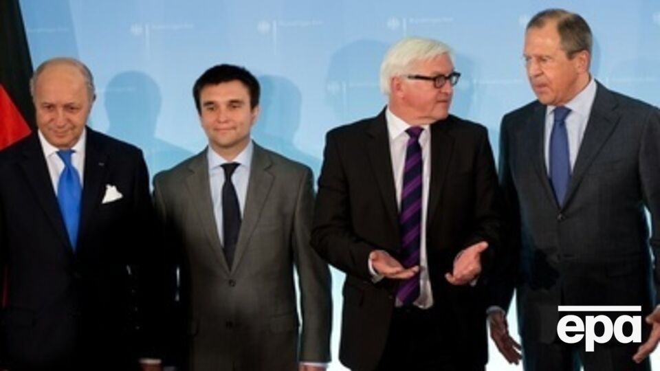 Предыдущая встреча Лорана Фабиуса, Павла Климкина, Франка-Вальтера Штайнмайера и Сергея Лаврова состоялась в Берлине 2 июля