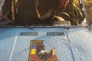 Роман Бочкала: Среди прочих единиц уничтоженной техники выделяется "жигуль" с эмблемой Донского казачества