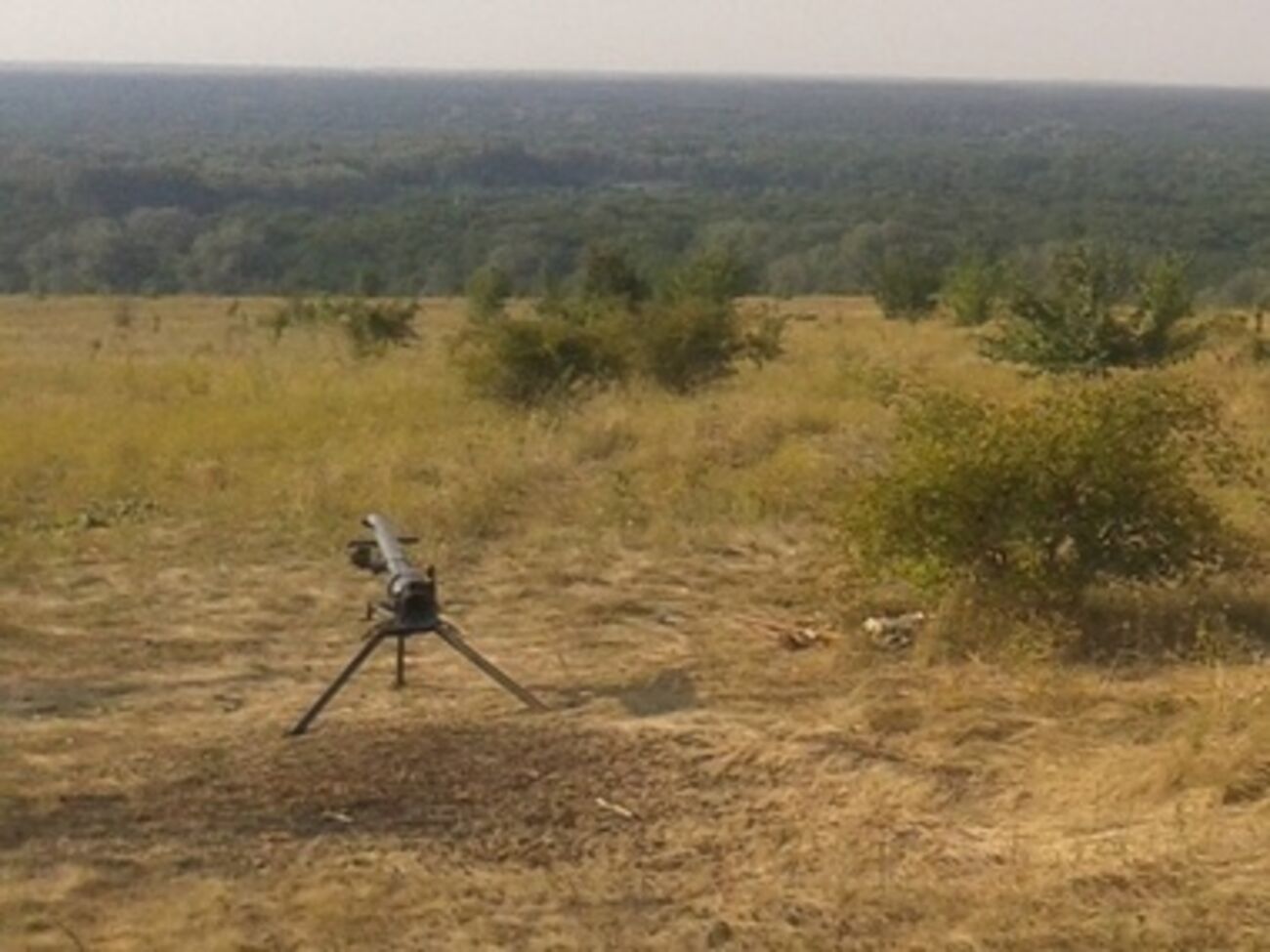 В засаде боевики оставили вооружение