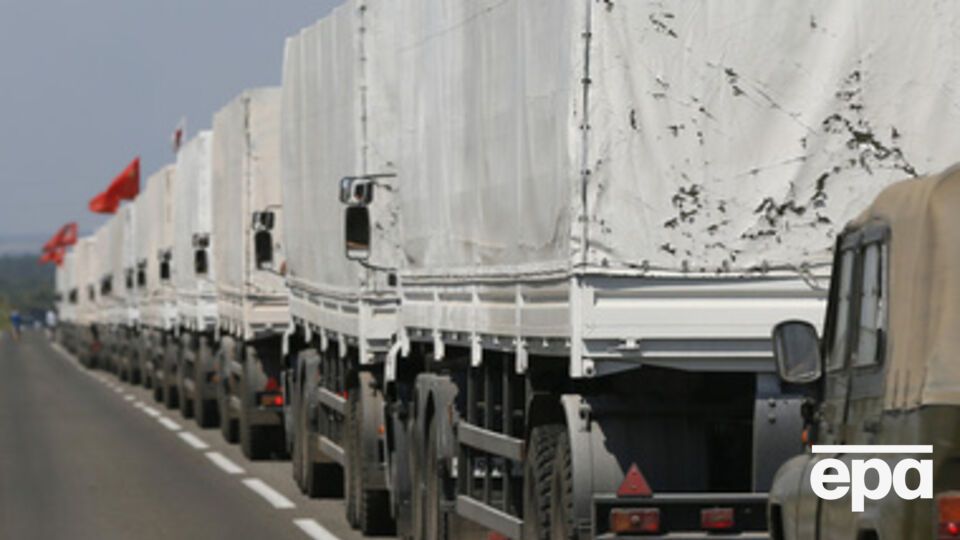 Российский гуманитарный конвой отправился к пункту пропуска