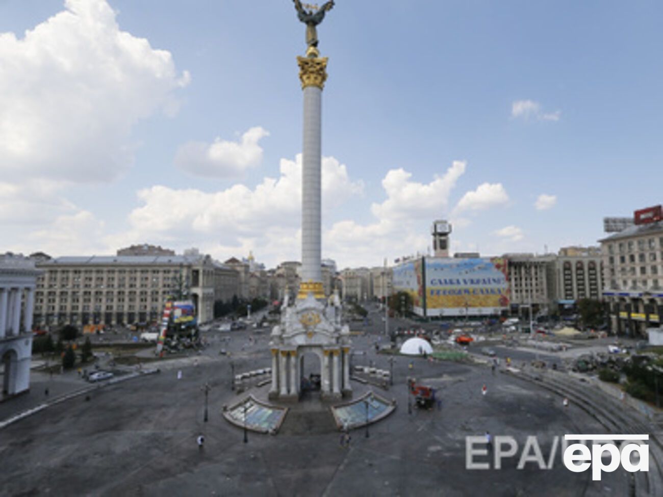 Майдан освободили от баррикад