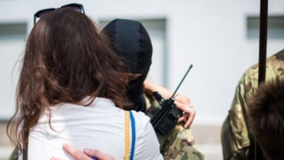 Новобранцы "Азова" приняли присягу и отправились из Киева в зону АТО. Фоторепортаж