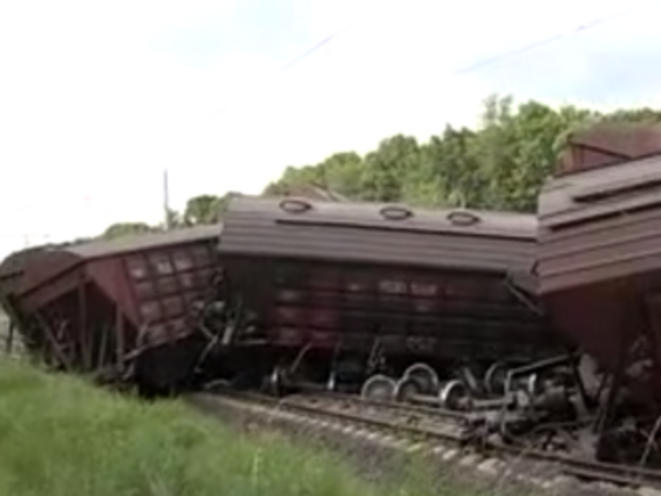 Вагоны были пустые