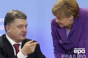 Меркель и Порошенко обсудили возможность дальнейших переговоров по Донбассу с участием ЕС