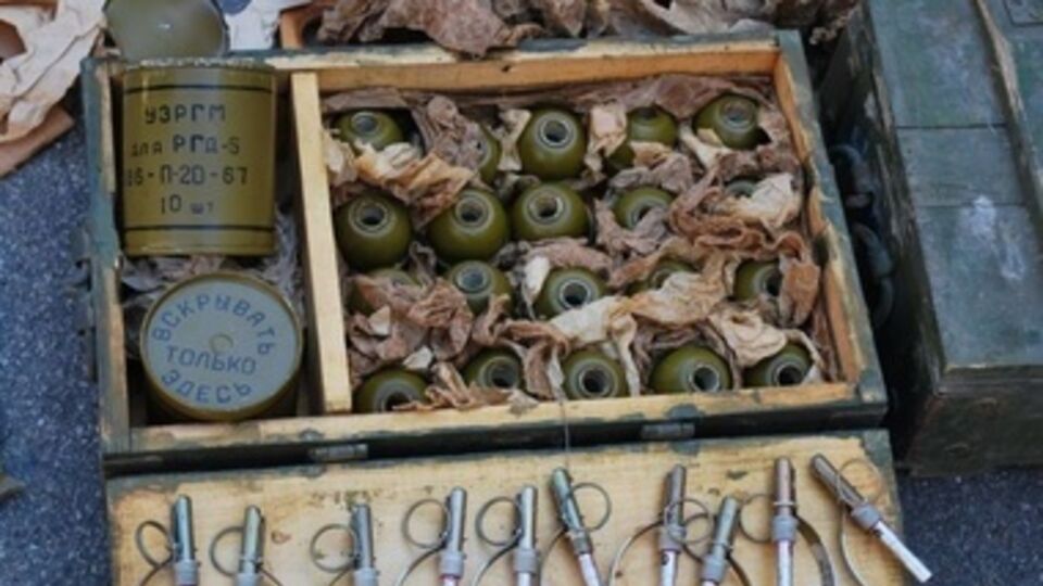 Прокуратура: При задержании у террористов было изъято 73 ящика с оружием