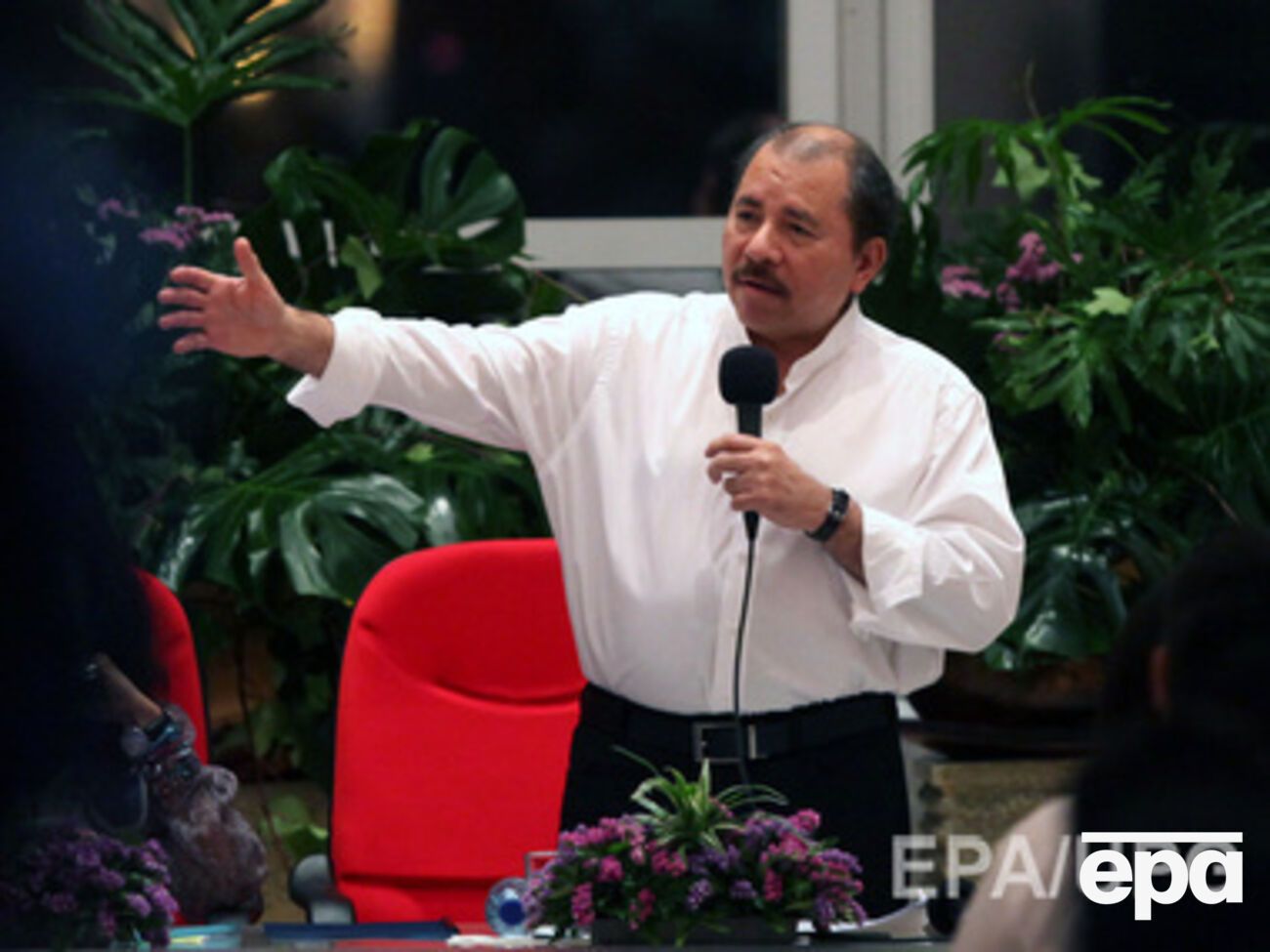 Даниэль Ортега требует санкций против Израиля.