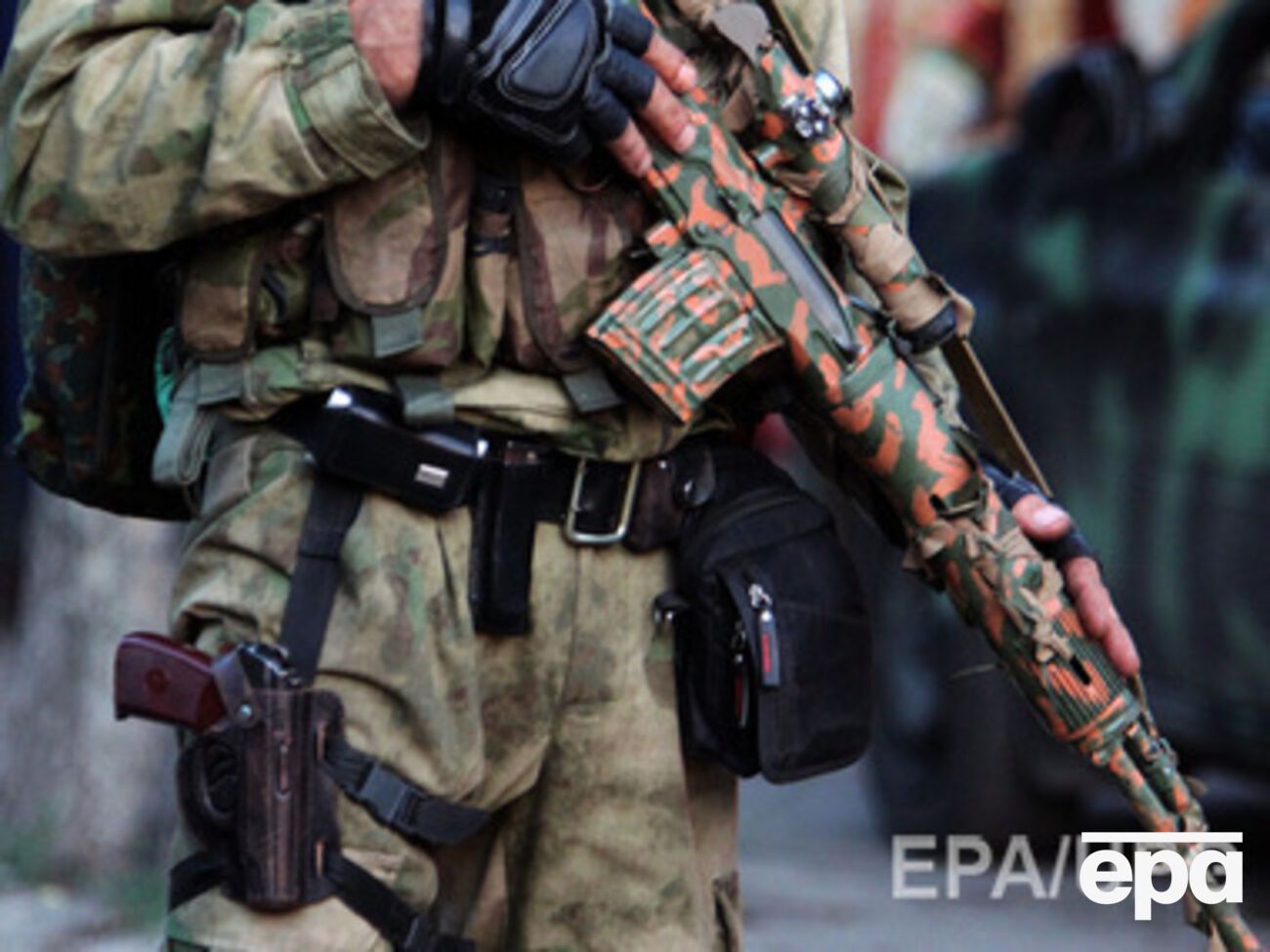 Здание военного комиссариата Стаханова заняли так называемые казаки.