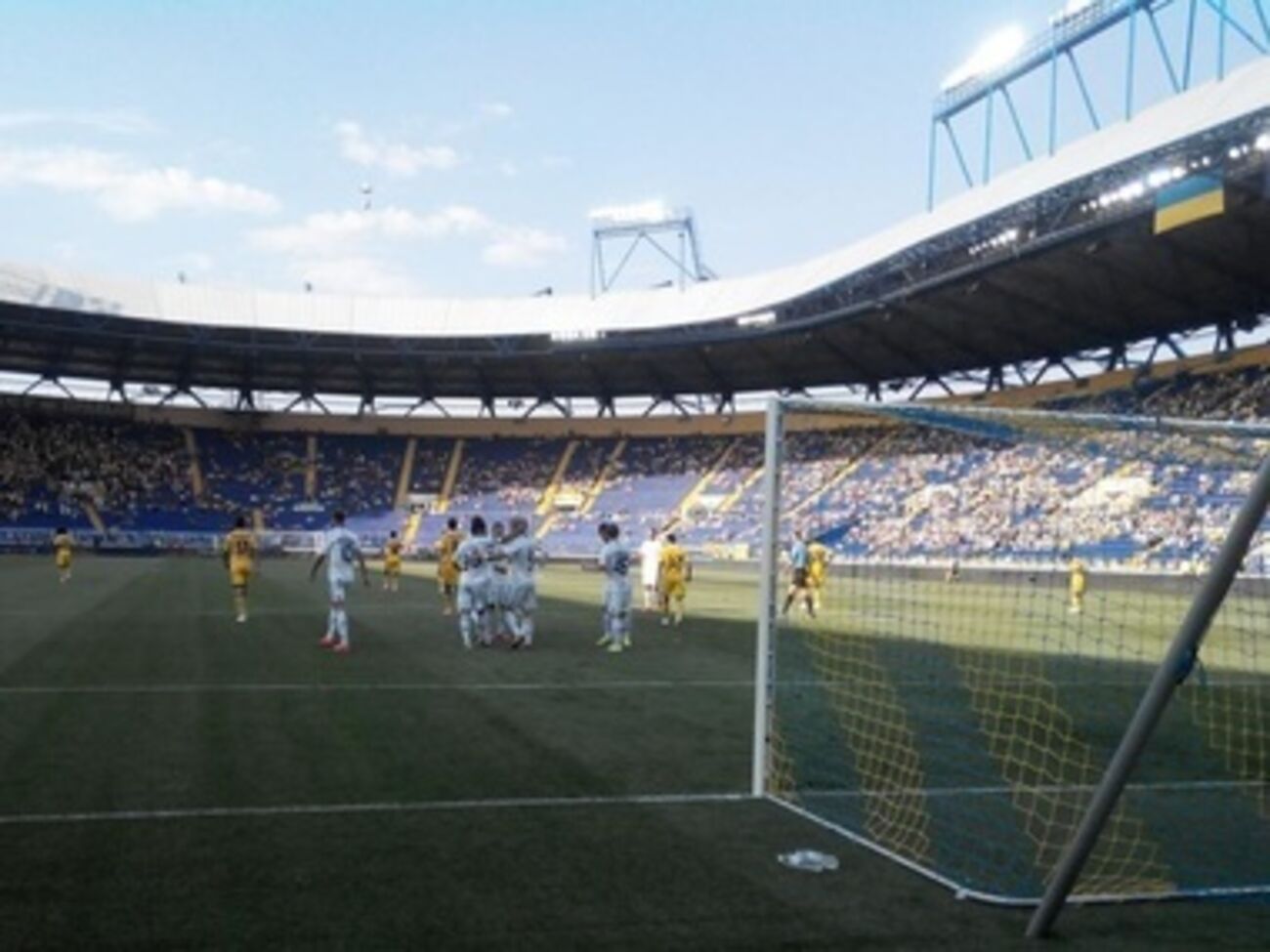 Два гола в ворота "Металлиста" киевляне забили в первом тайме