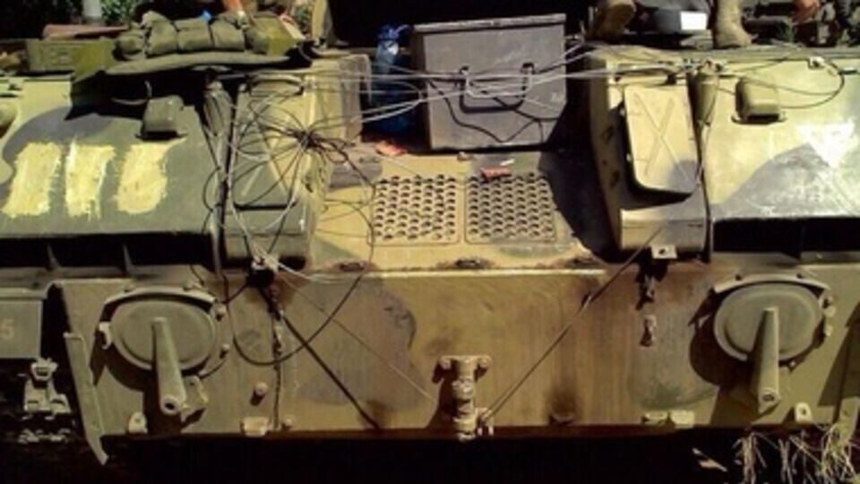 Экипаж покинул бронемашину