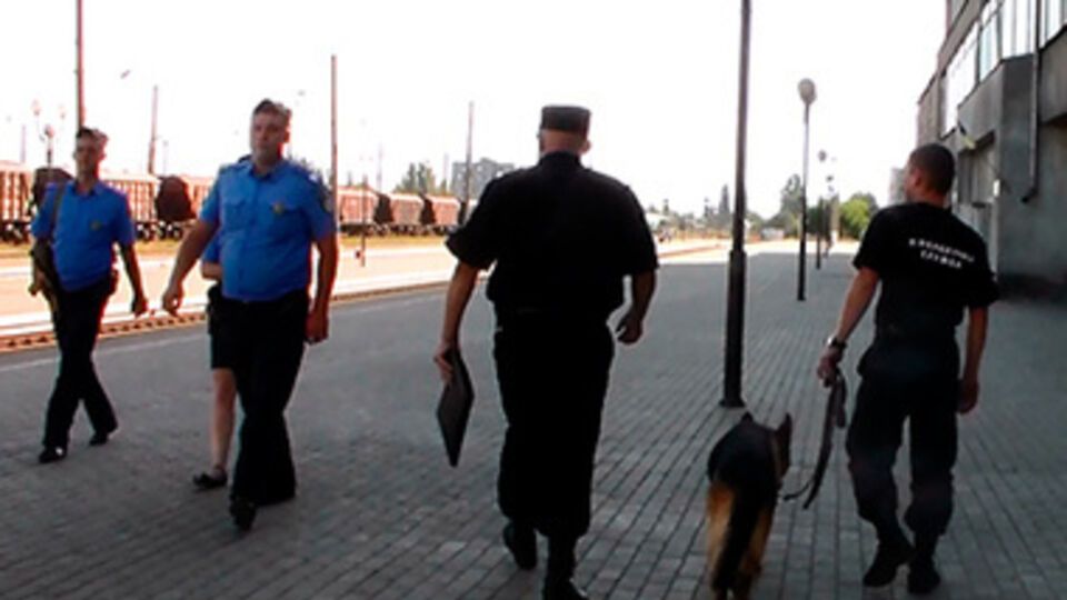 Вокзал и порт проверяли кинологи с собаками