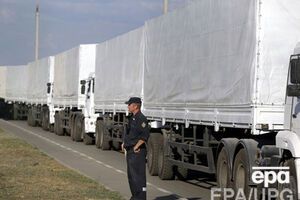 Грузовики пересекли границу с Украиной