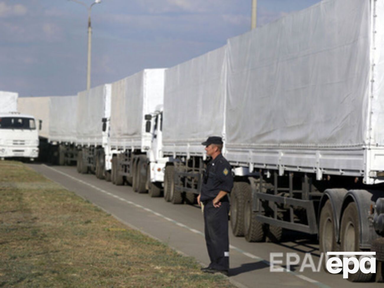 Часть российских грузовиков уже в Украине