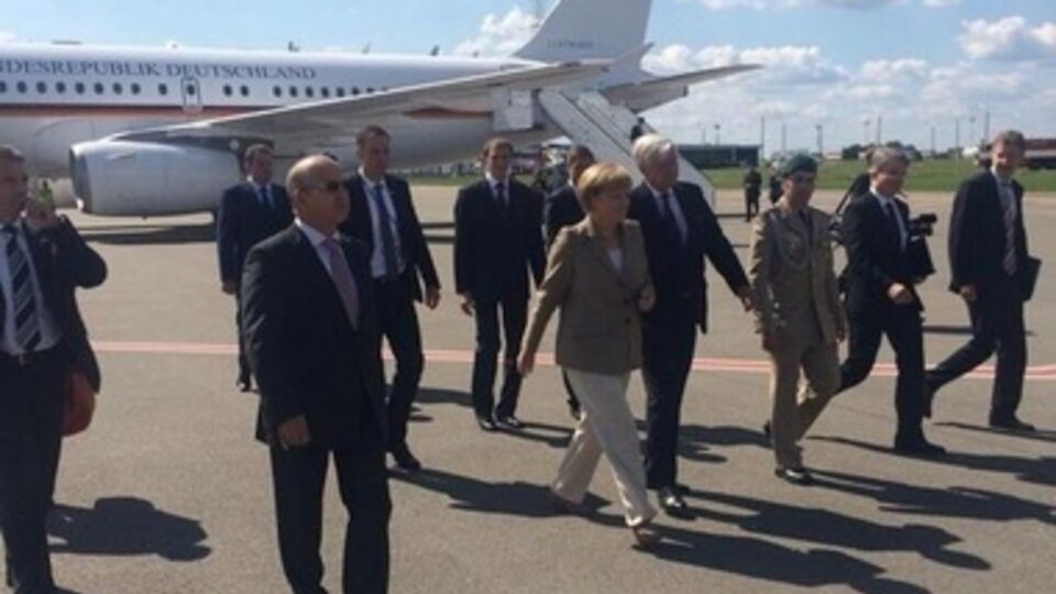 Меркель прибыла в Киев для встречи с руководством государства