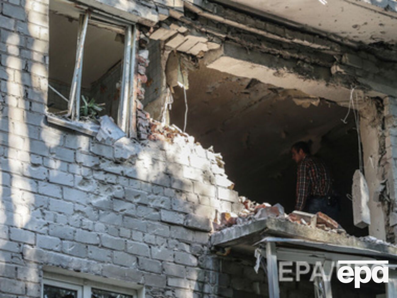 В Донецке повреждены жилые дома