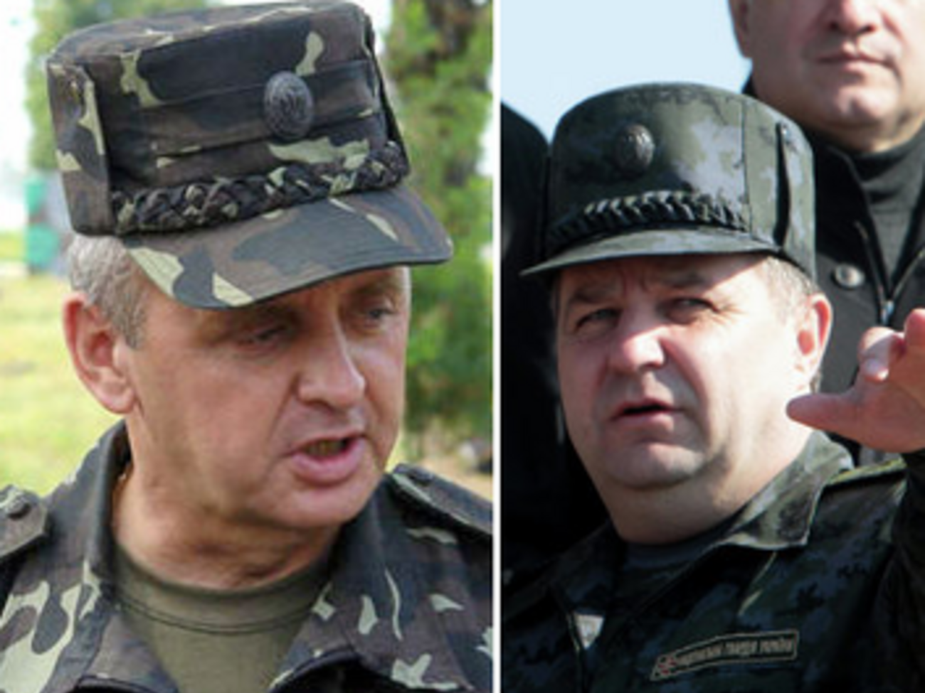 Виктор Муженко и Степан Полторак