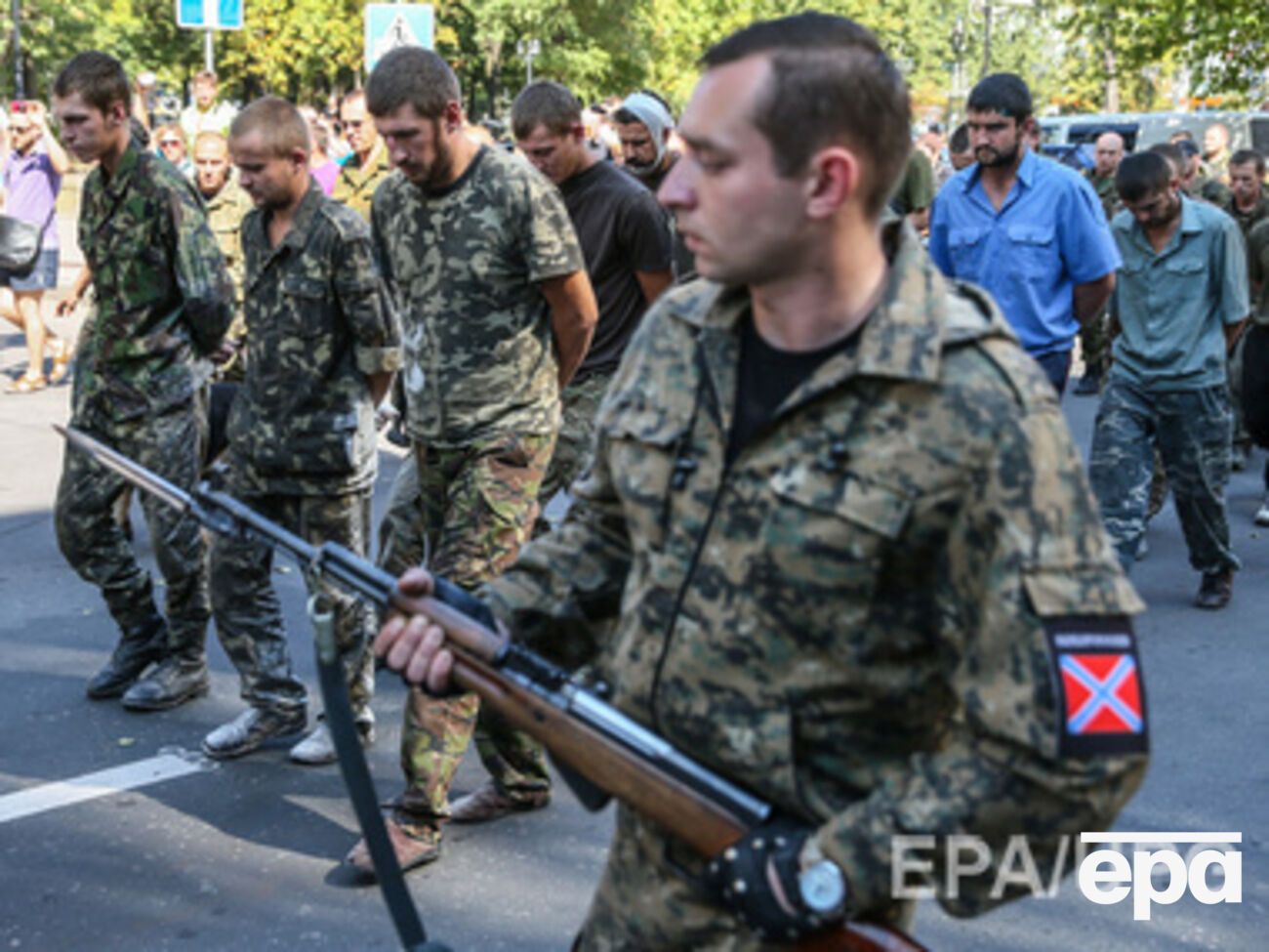 В Минобороны не исключают, что боевики могли инсценировать "парад"
