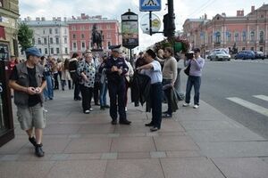 Полиция вмешивалась в мероприятие, только когда начинались драки