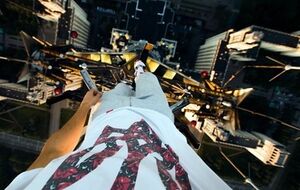 Мустанг продолжает исследовать московские крыши