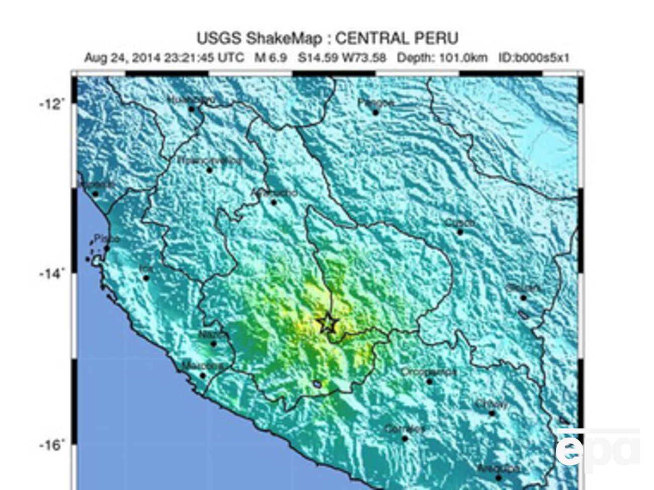 В Перу произошло землетрясение