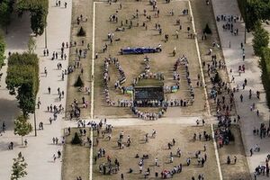 В Париже отметили День Независимости Украины