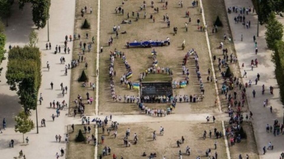 В Париже отметили День Независимости Украины