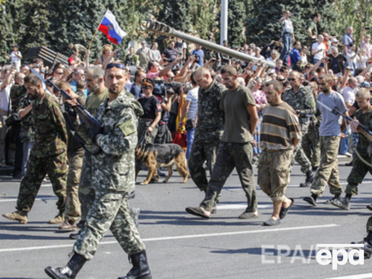 Коммунальные службы Донецка отрицают свое участие в организации "парада"
