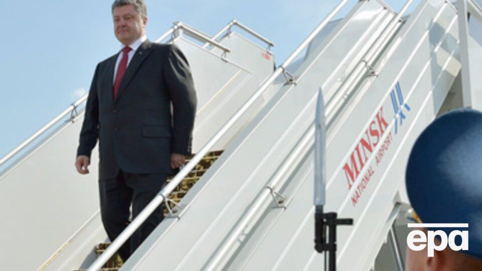 Порошенко в Минске встретился с Эштон