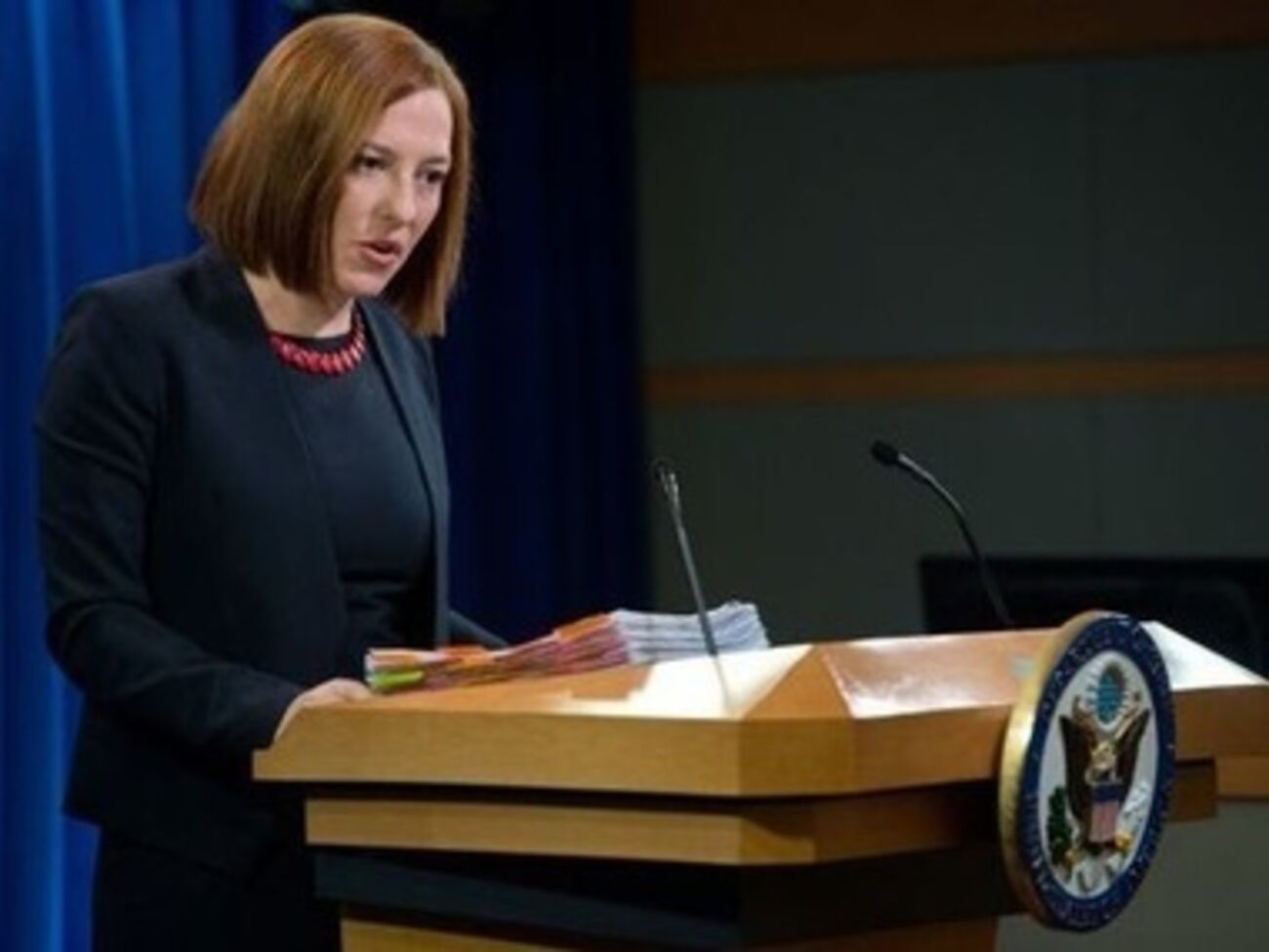 Псаки:&nbsp;США взаимодействуют с партнерами для того, чтобы выработать новые санкции в отношении России