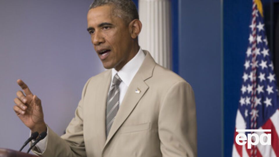 Обама: Россия уже получила санкции и международную изоляцию, ее экономика падает