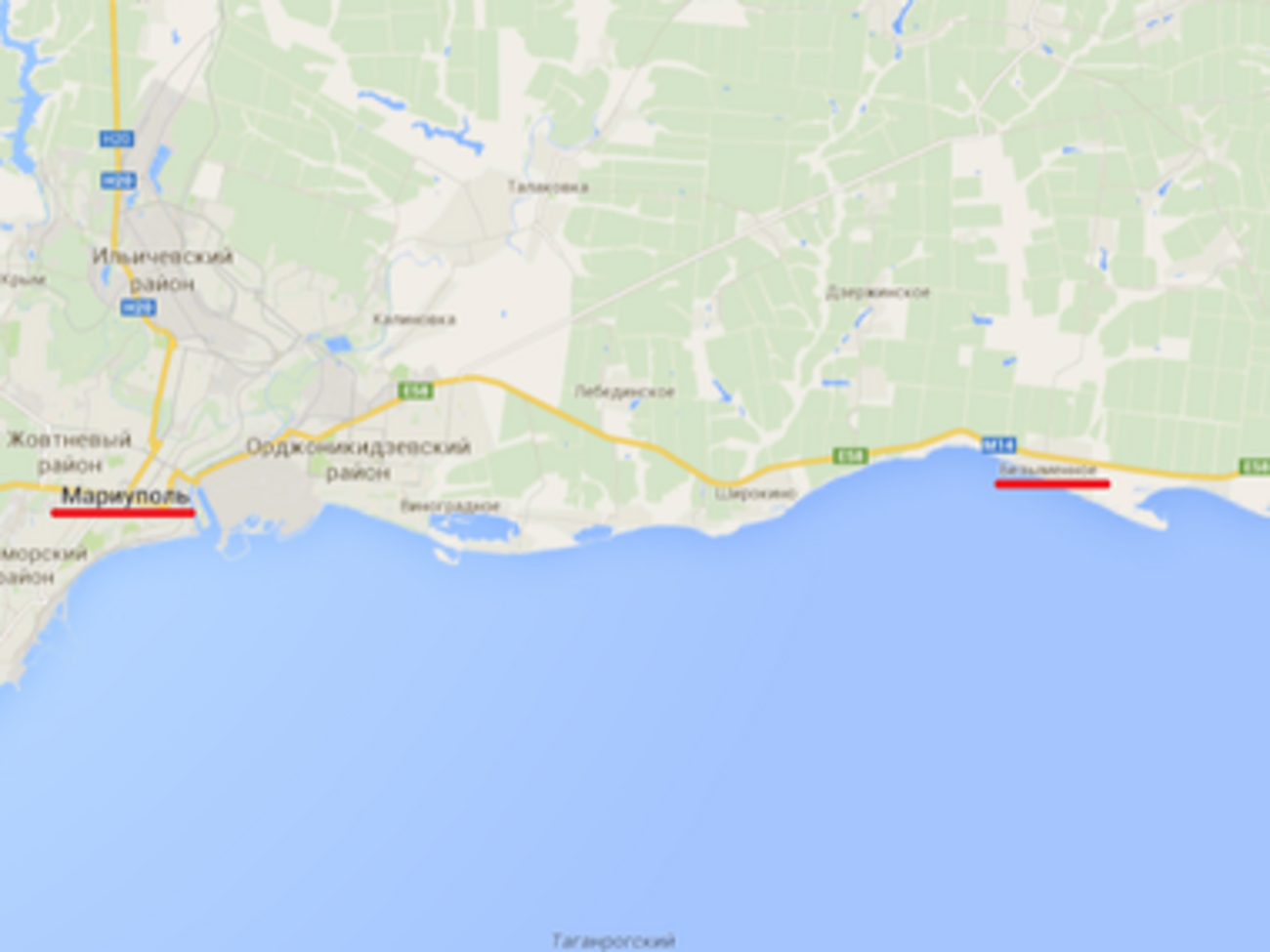 От Безыменного до Мариуполя &ndash; 20 км