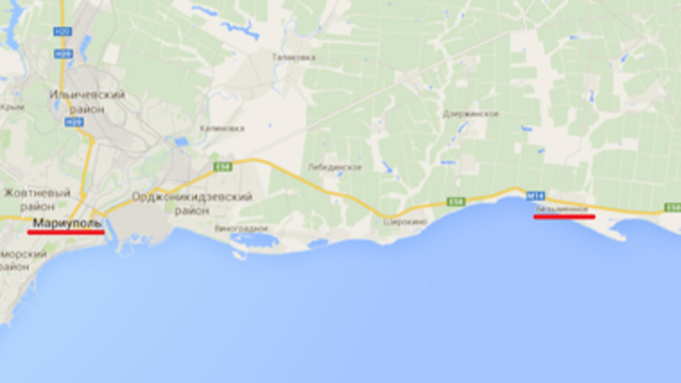 От Безыменного до Мариуполя – 20 км
