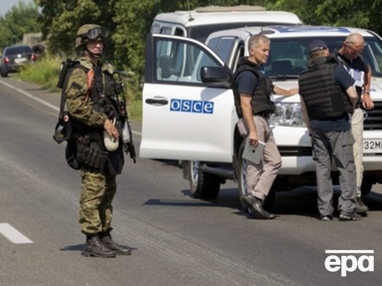 Представители ОБСЕ сегодня уже приступили к мониторингу ситуации в городе