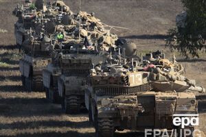 Израильские танки выстроились недалеко от границы сектора Газа&