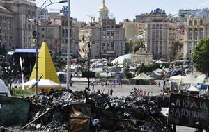 Место еженедельного Вече в Киеве