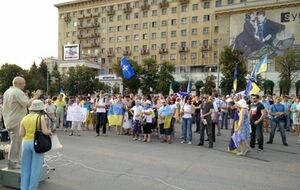 Воскресное вече евромайдановцев в Харькове