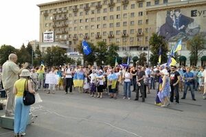 Воскресное вече евромайдановцев в Харькове