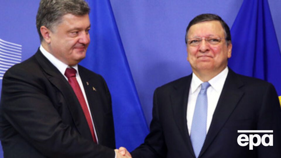 Баррозу обещает Украине $1 млрд и помощь на восстановление Донбасса в конце года