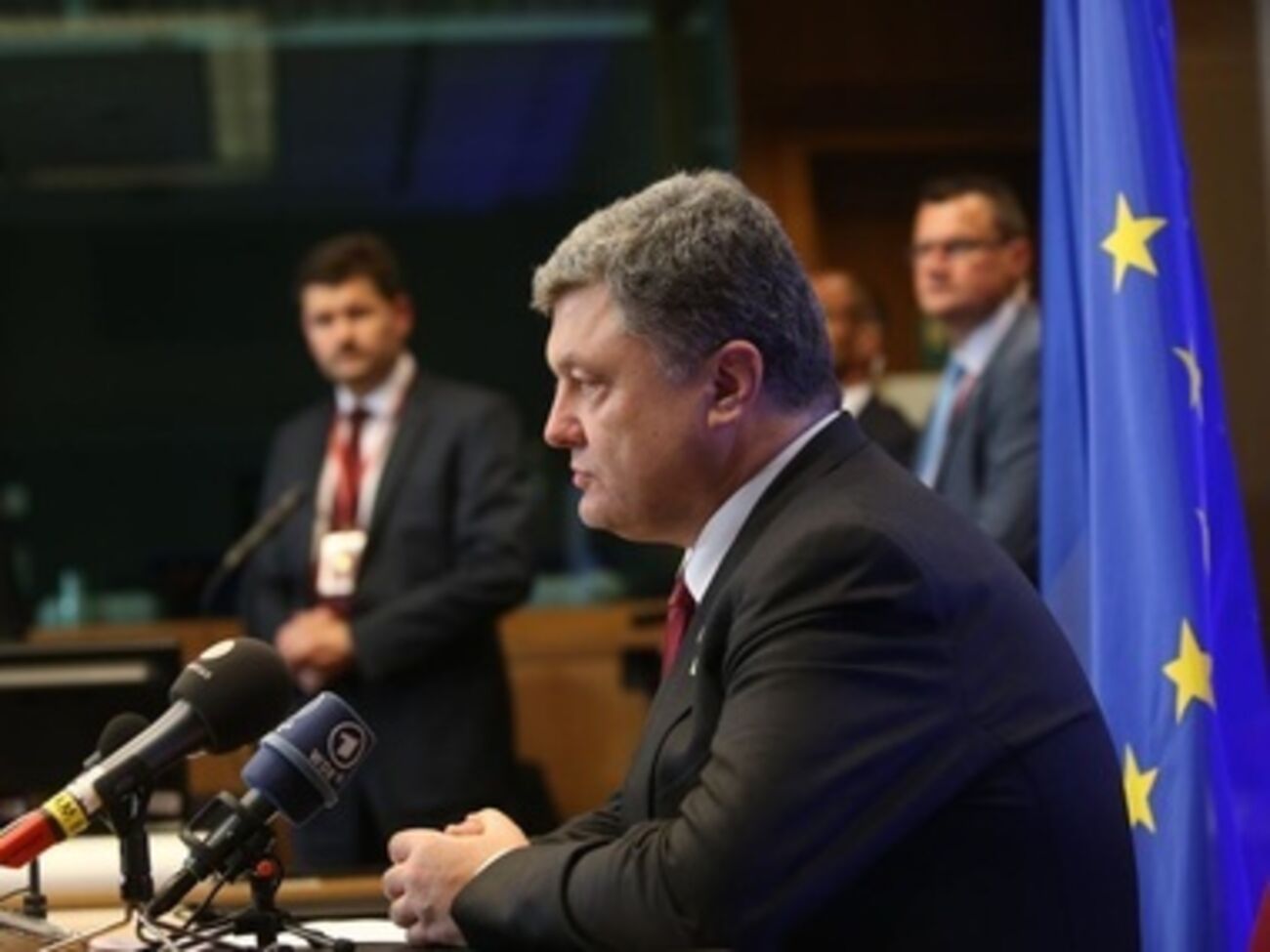 Петр Порошенко в Брюсселе