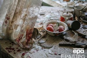 Множество домов в Донецке разрушено в результате обстрелов