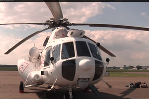 Вертолет может поднимать на борт одновременно двух раненых