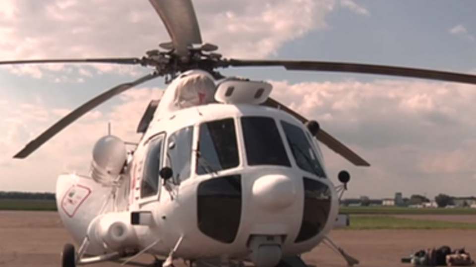 Вертолет может поднимать на борт одновременно двух раненых