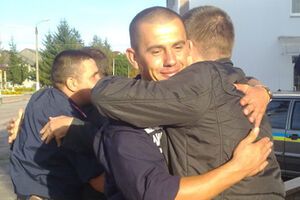 Сослуживцы встретили своих коллег из зоны АТО