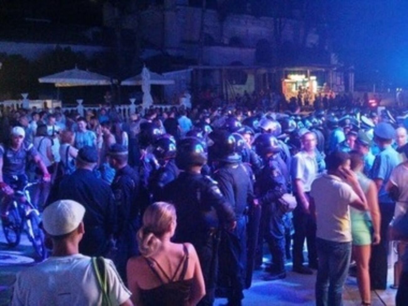 Инцидент произошел около 10 вечера 3 августа