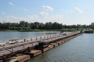 Вероятные места для создания понтонных переправ – село Поповка и город Свердловск