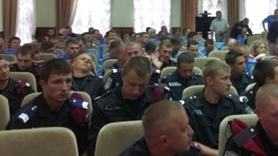 Не все черкасские милиционеры согласны ехать в зону АТО