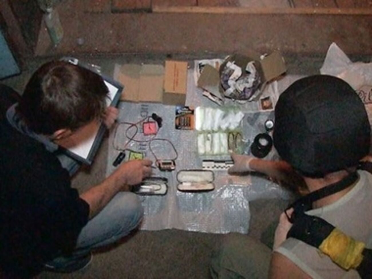 У террористов изъята взрывчатка