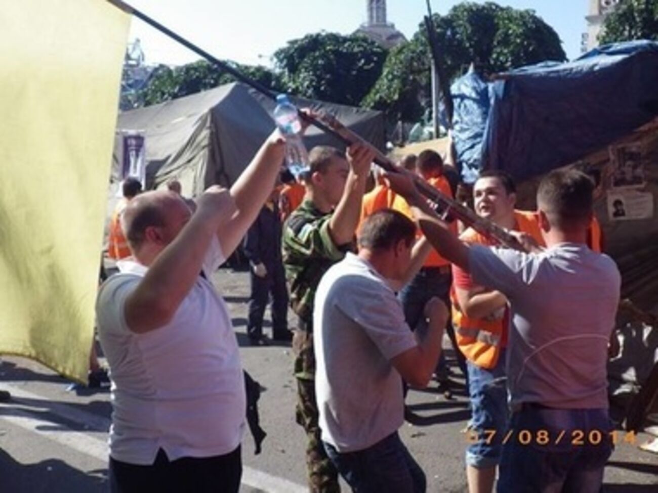 С утра на Майдане неспокойно