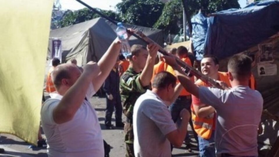 С утра на Майдане неспокойно