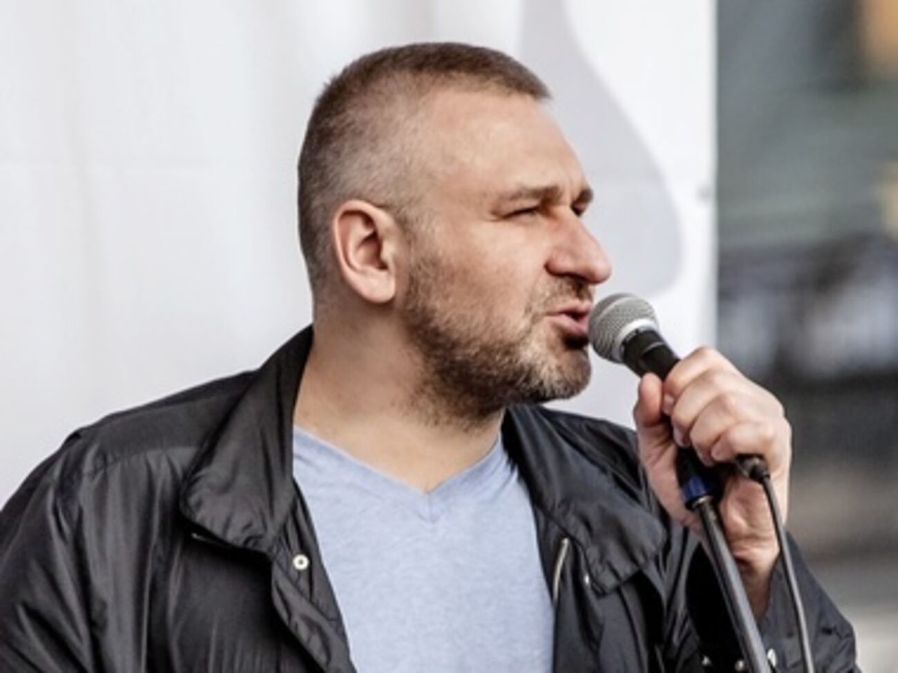 Российские адвокат Марк Фейгин приехал в Киев и дал пресс-конференцию